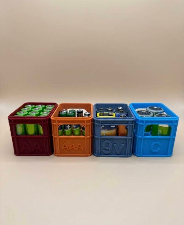 Houder voor batterijen