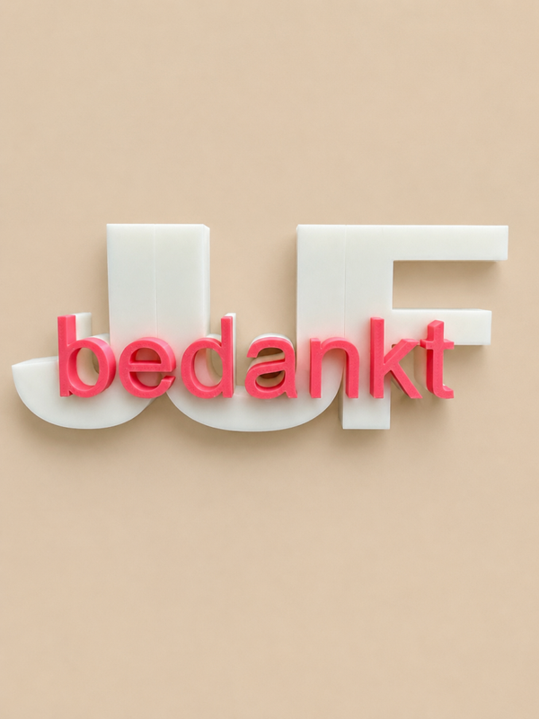 Juf bedankt