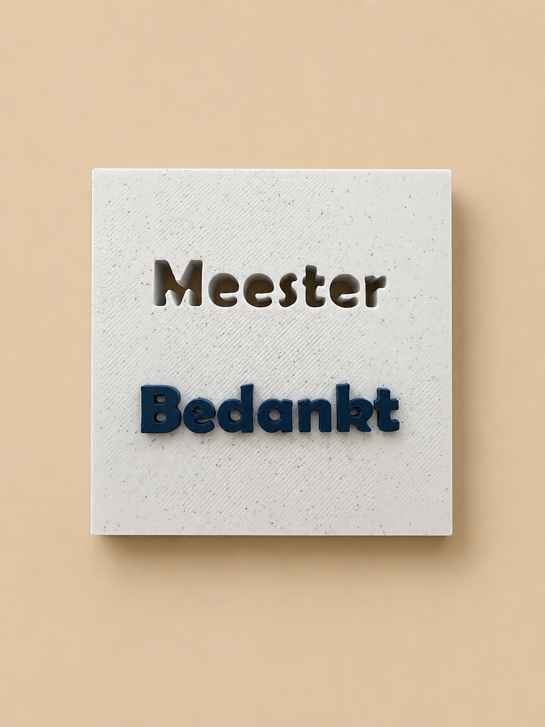 Meester bedankt