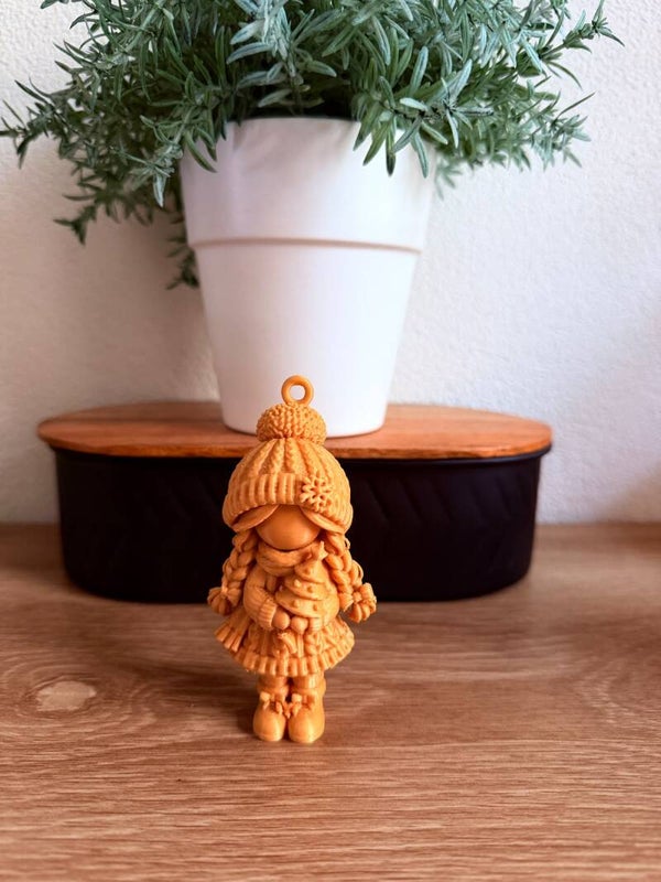 Hanger meisje met kerstboom