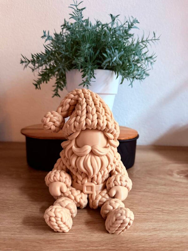 Kerstman knit look