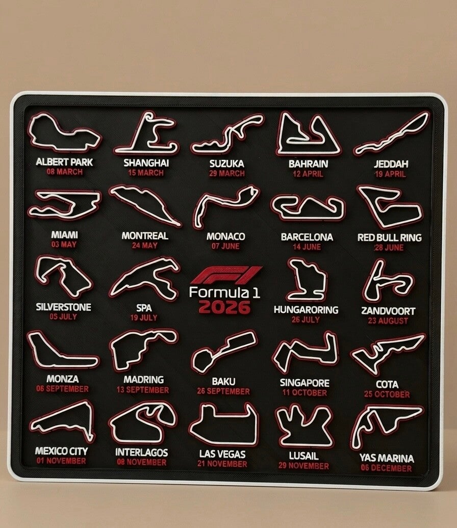 F1 kalender