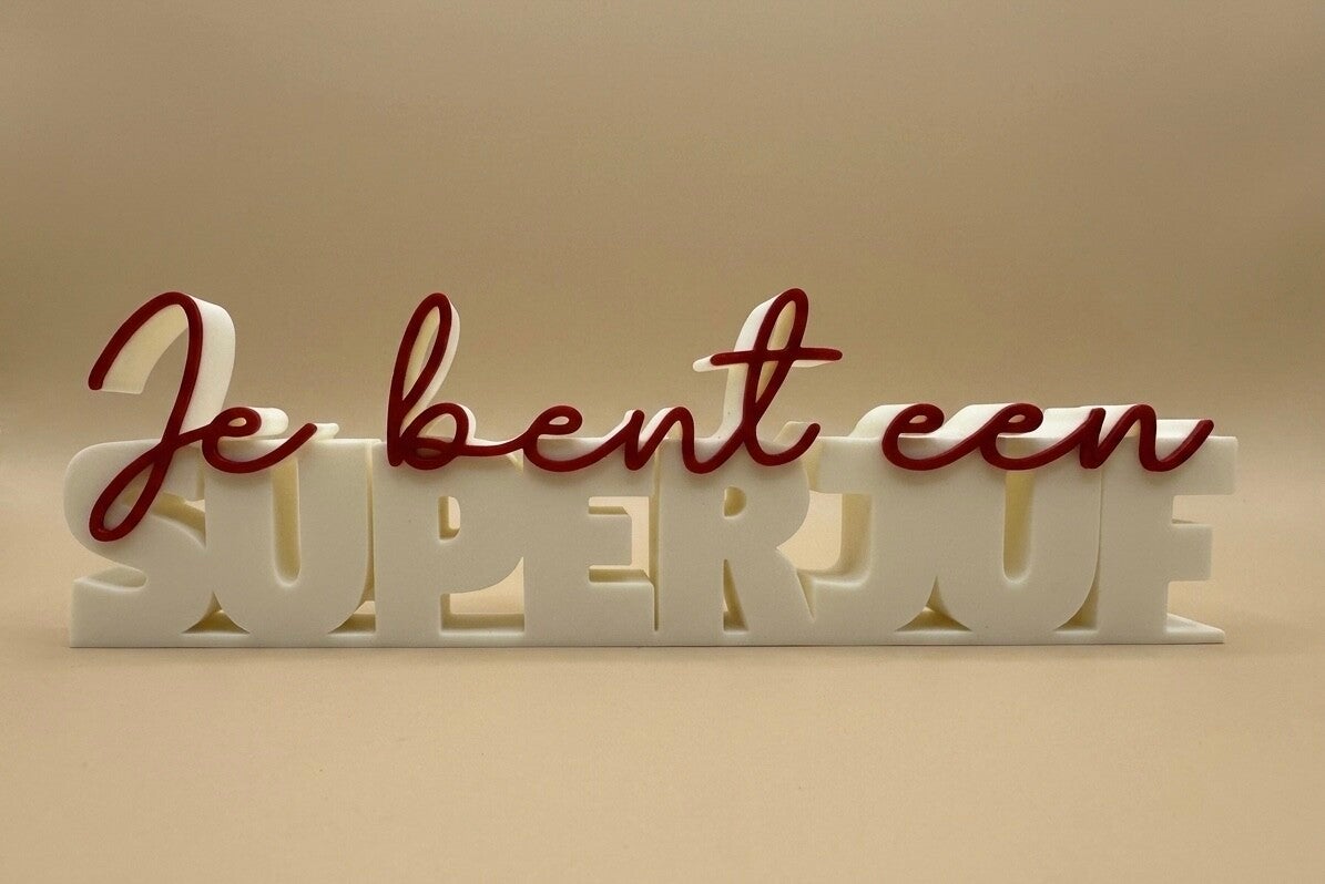 Je bent een superjuf