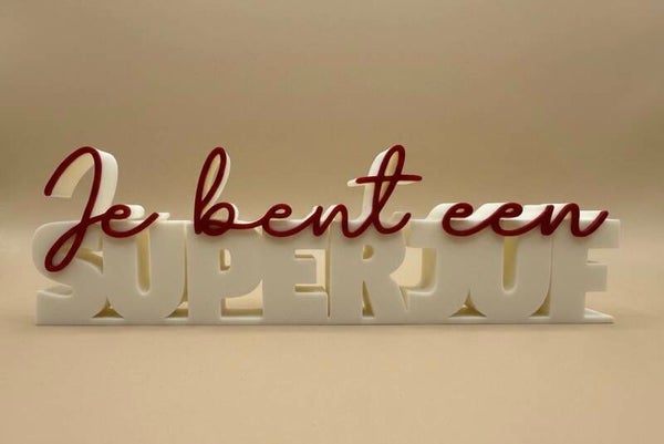 Je bent een superjuf