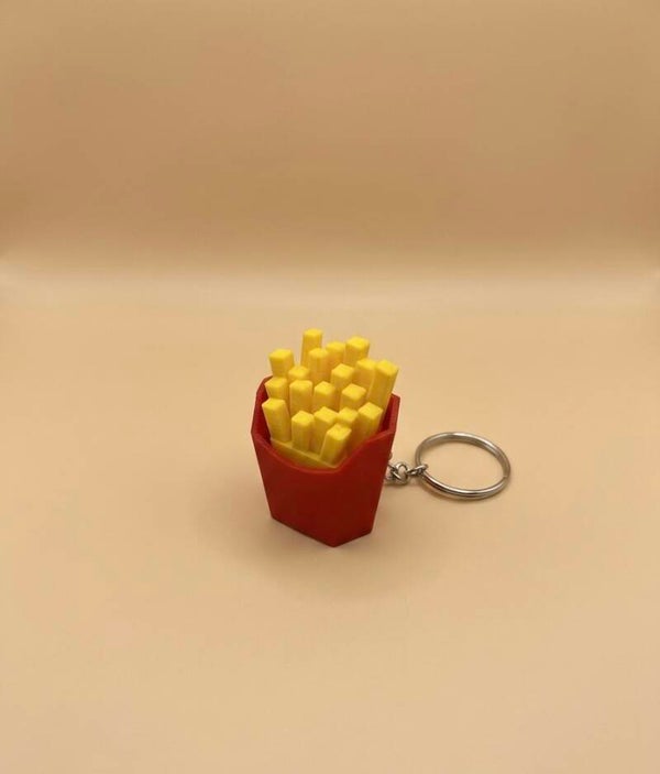 Clicker “patat” sleutelhanger