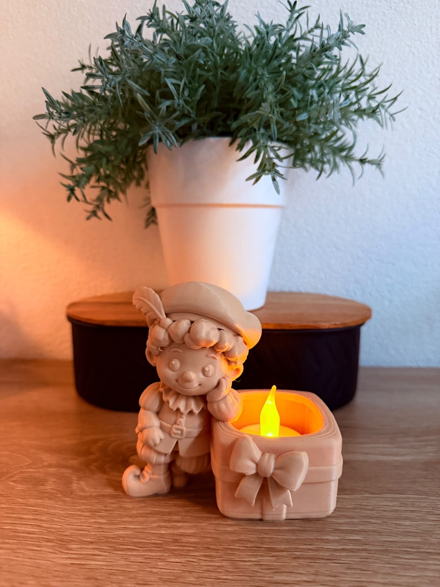 Piet LED-lichttheehouder