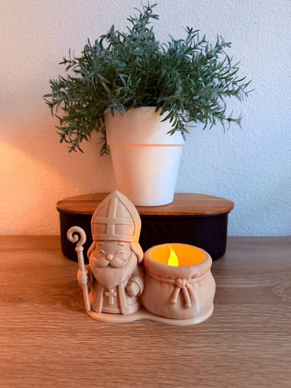 Sint LED-theelichthouder