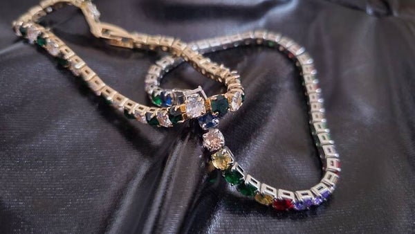 Bracciali con brillantini