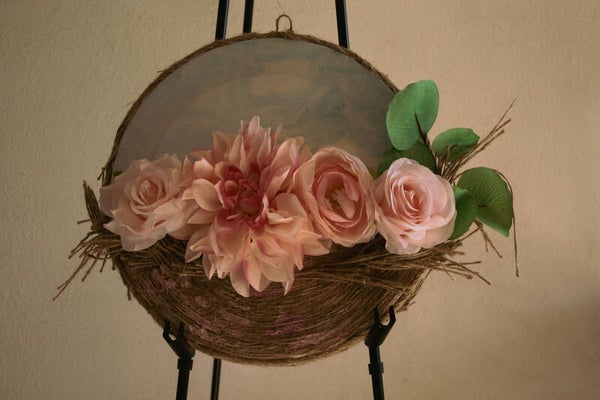 fiori in tessuto, rose e peonie