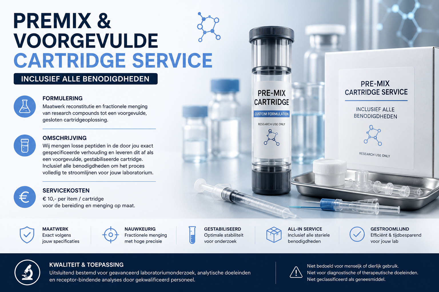 Premix & Voorgevulde Cartridge Service