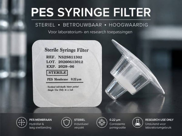 Steriele PES Syringe Filter 0.22 µm (13 mm)
