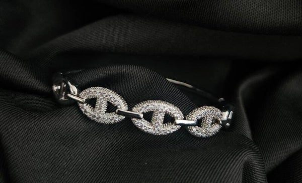 Luxe stalen armband