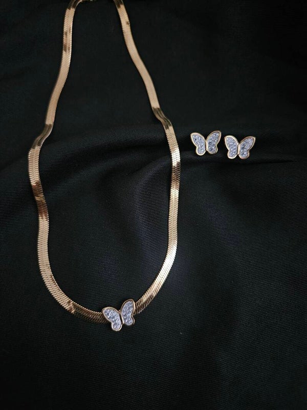 Vlinder sieraden set