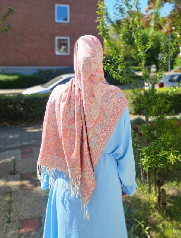 Roze pashmina