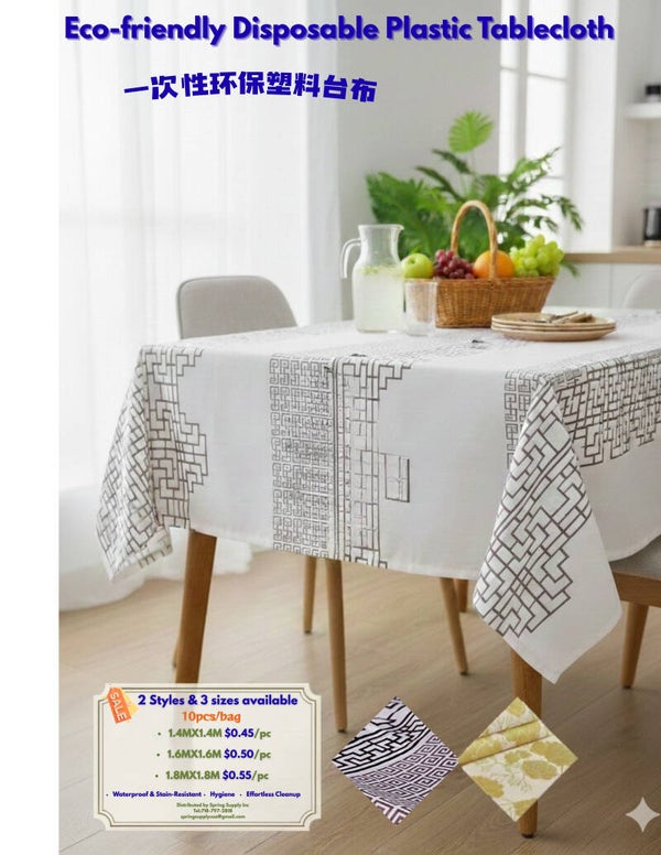 Disposable Plastic Table Cloth