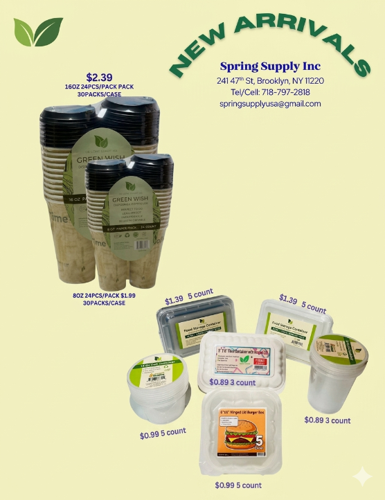 Coffee Cup & Take-Out Containers