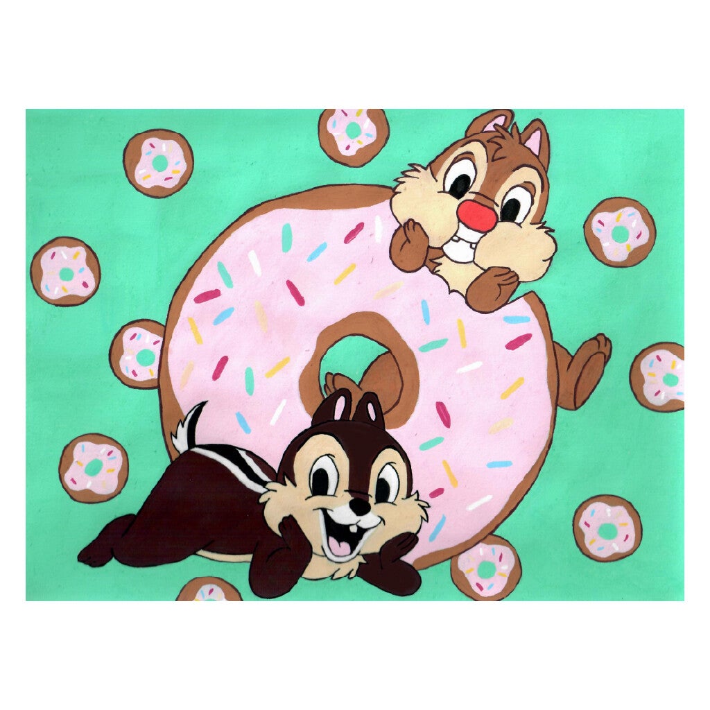 Knabbel & Babbel Donut Postcard