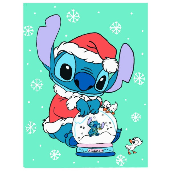 Stitch Kerst Postcard