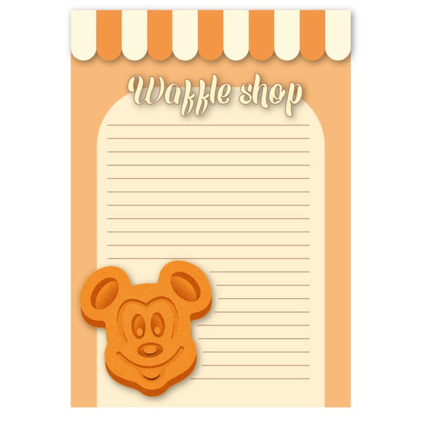 Waffle shop Notitieblok
