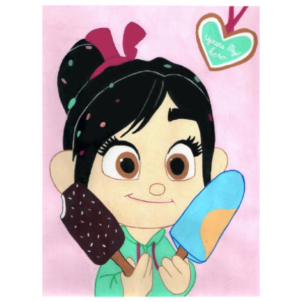 Vanellope Postcard