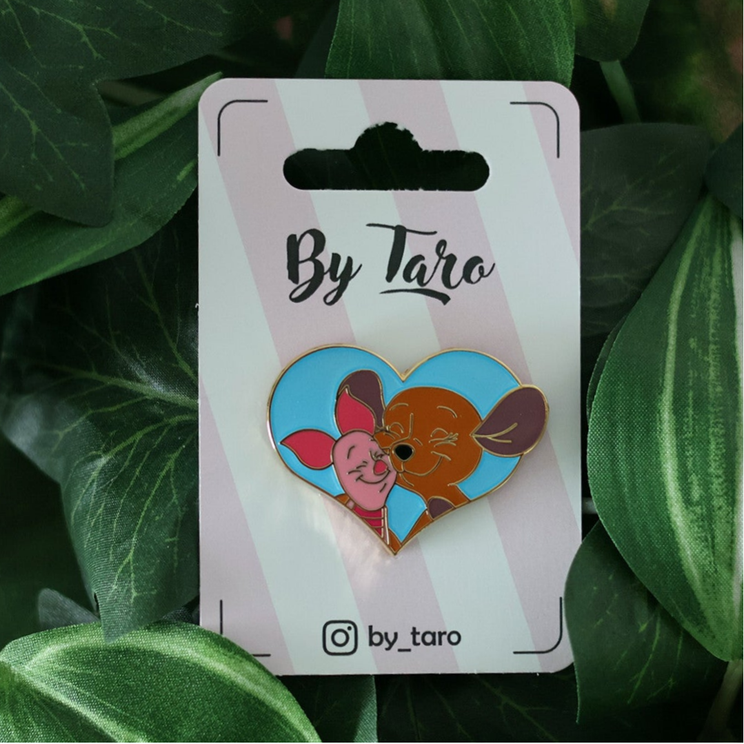 Kanga en Knorretje hart Fantasy Pin