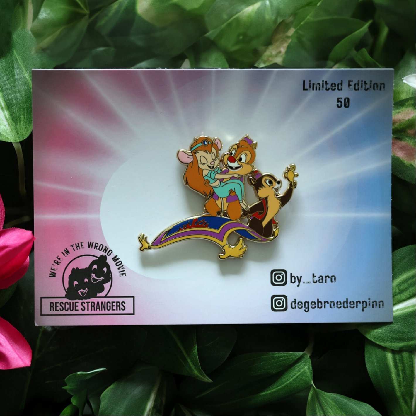 Knabbel, Babbel & Gadget als Aladdin, Jasmine &  Abu Fantasy pin | Limited Edition