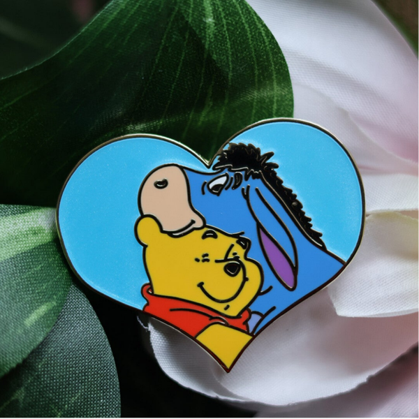 Winnie en Eeyore hart Fantasy Pin
