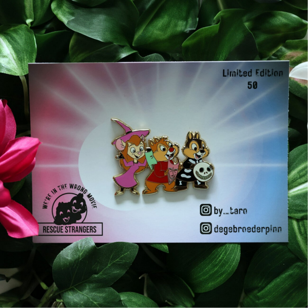 Knabbel, Babbel & Gadget als Lock, Shock & Barrel Fantasy pin | Limited Edition