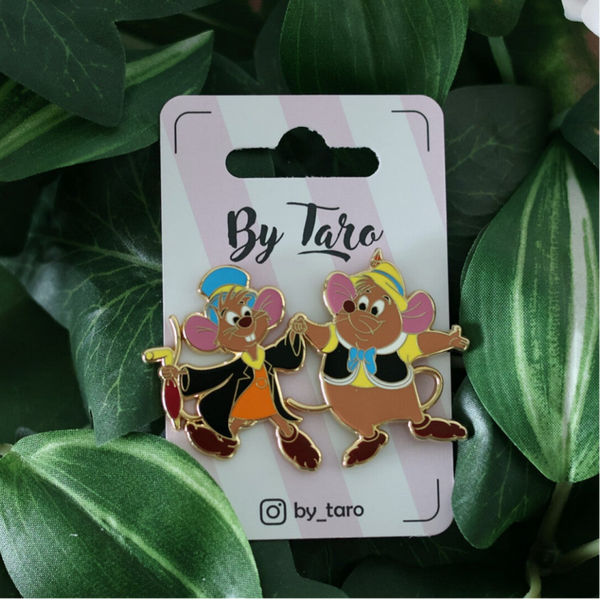 Jaq & Gus als Pinokkio & Japie Krekel Fantasy pin  | Limited Edition