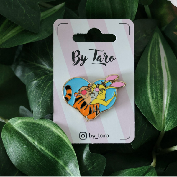Teigetje en Konijn hart Fantasy Pin