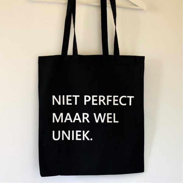 Bedrukt canvas tasje