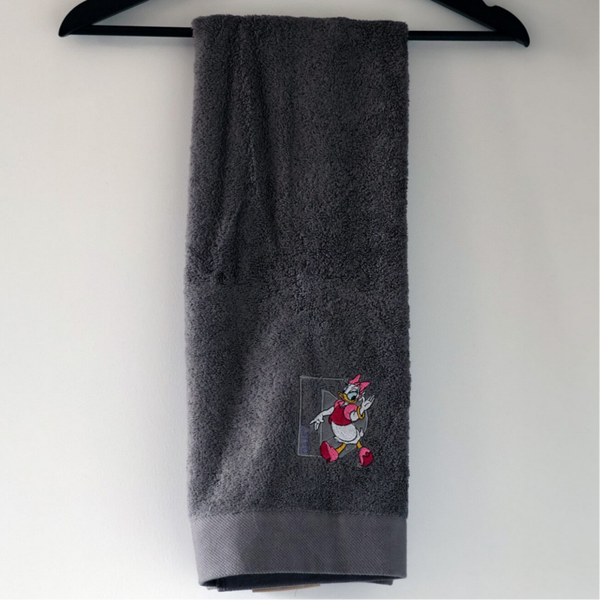 Geborduurde badhanddoek Katrien