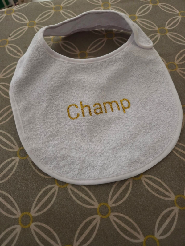 Vinyl Print Bib