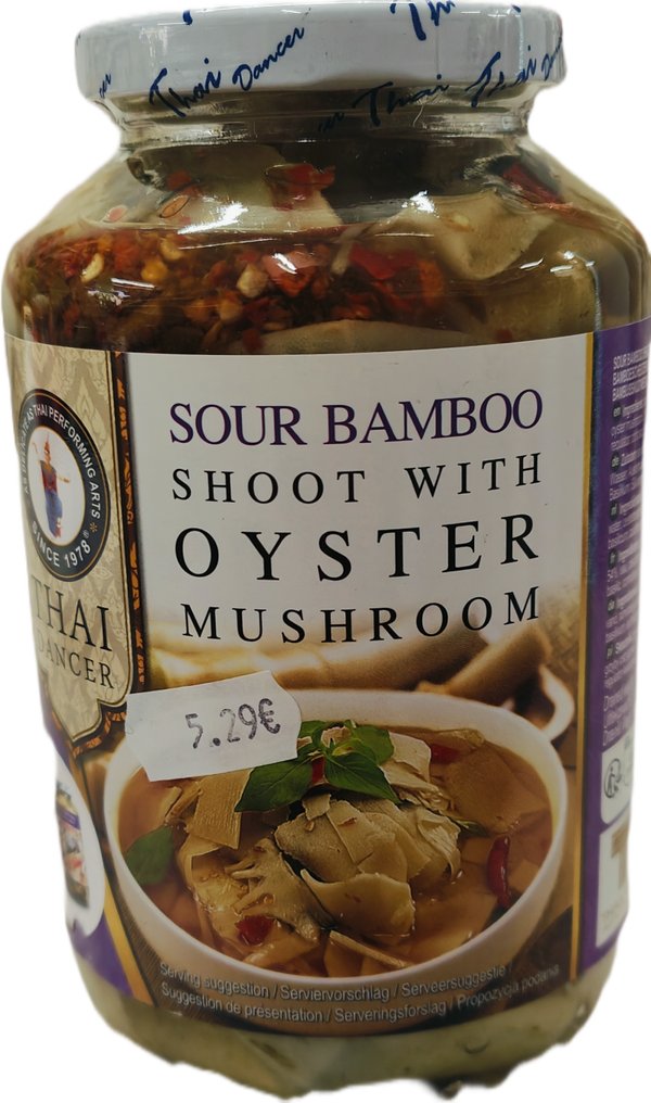 Saure Bambussprossen mit Austernpilze 400 g
