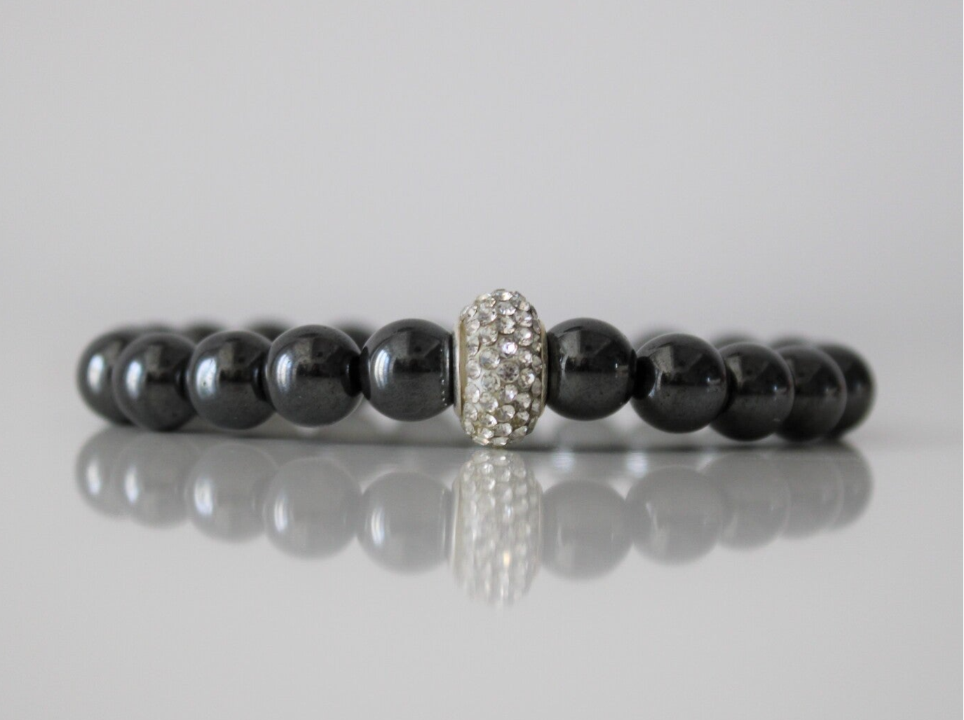 Bracelet en Hématite 8mm - Energie & Ancrage