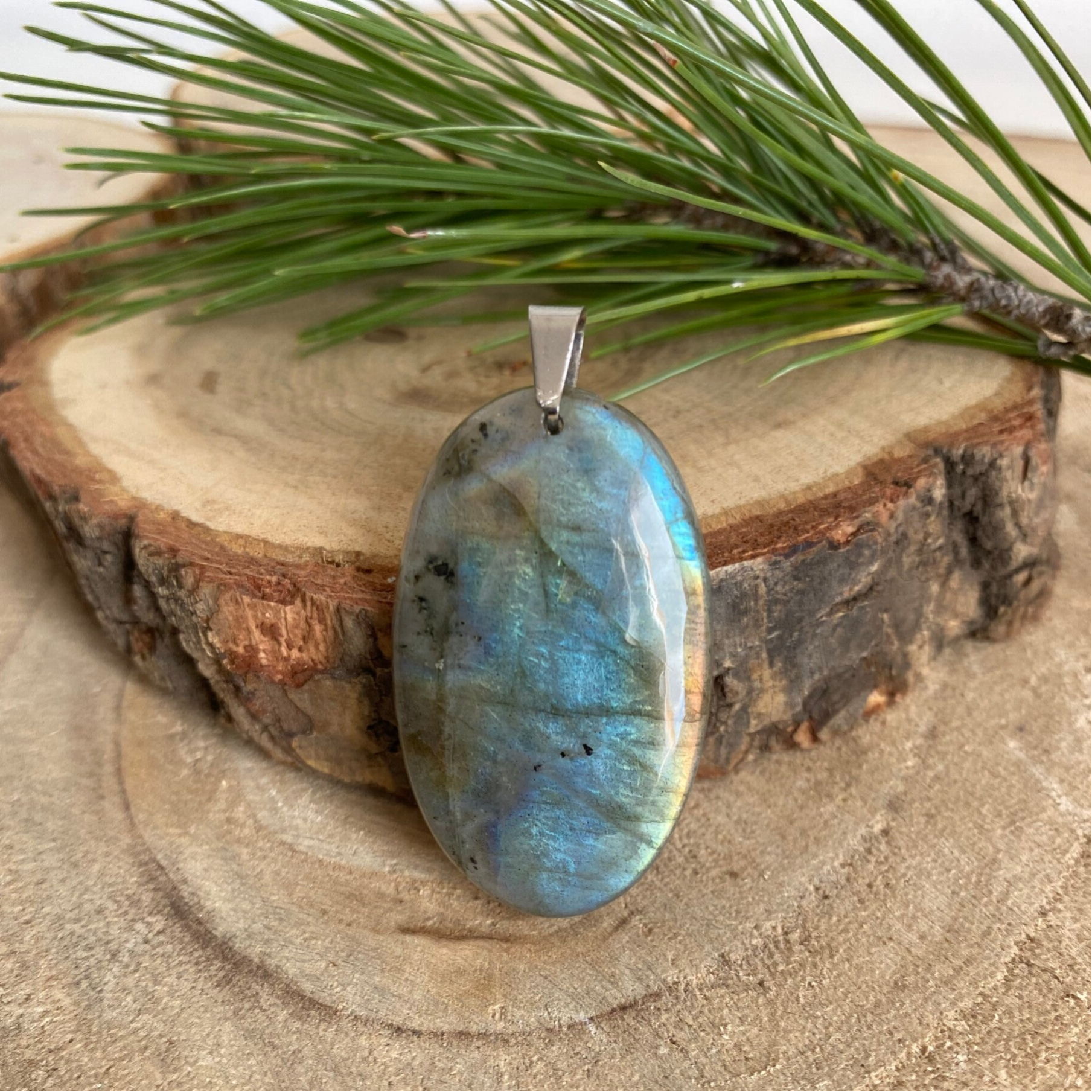 Pendentif en Labradorite