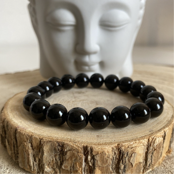 Bracelet Onyx Noir 10mm - Ancrage & Protection
