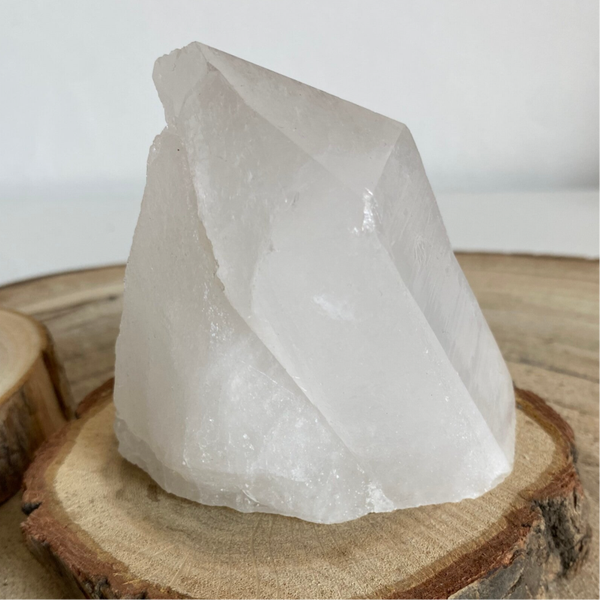 Druse de Cristal de Roche pointe