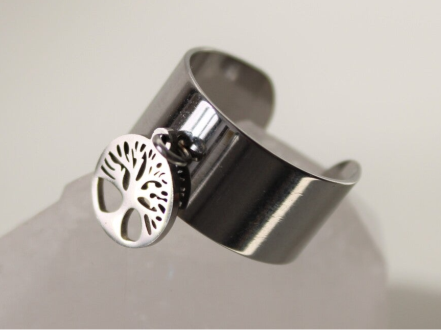 Bague acier inoxydable - Arbre de Vie