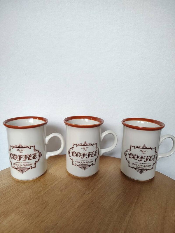 Vintage Churchill England mokken set – Tea & Coffee | Set van 5