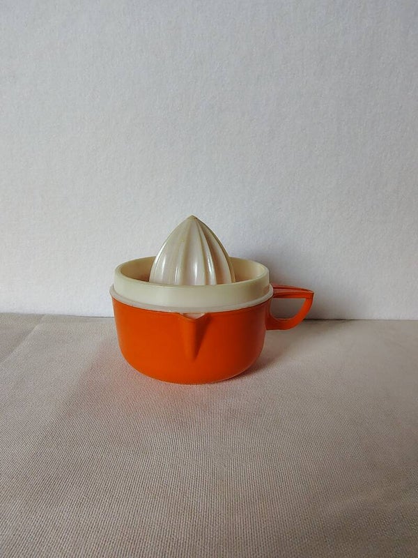 Citruspers oranje / crème vintage