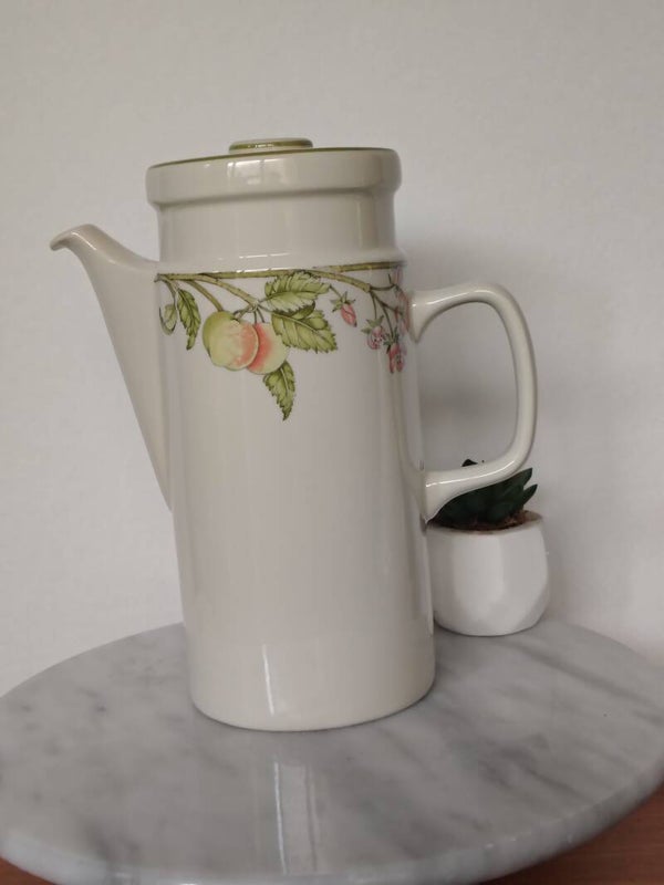 Vintage Wedgwood Wild Apple koffiepot / cafetière – 24 cm – Made in England