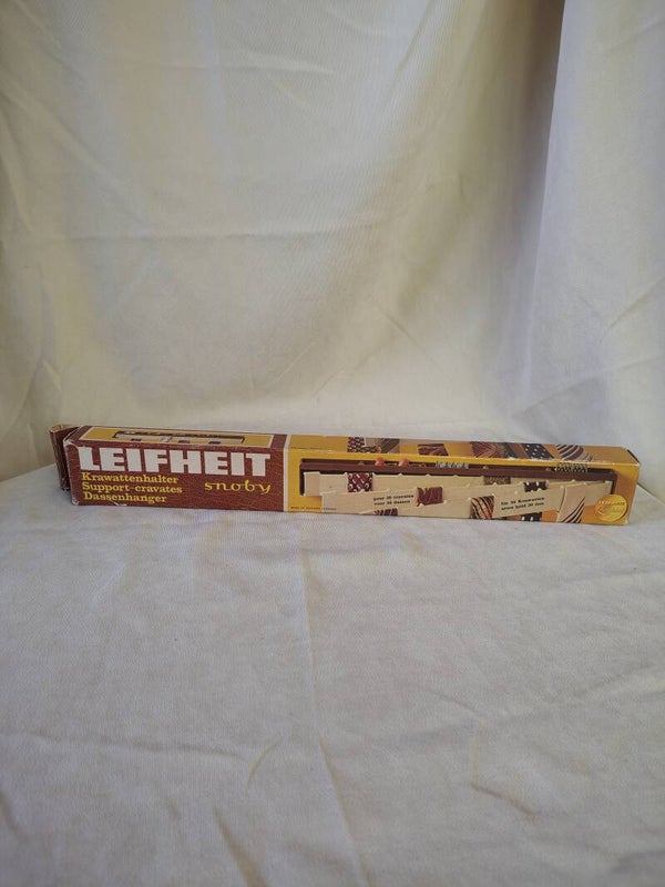 Vintage Leifheit Snoby Krawattenhouder | Dassenhanger voor 30 dassen | Inclusief originele doos