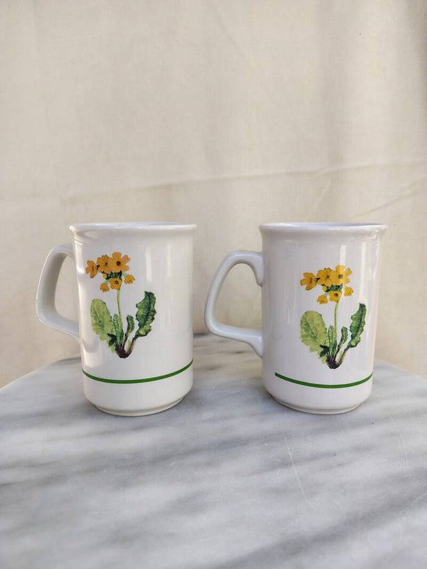 SET VAN 2 ROSENBERGER MOKKEN – BOTANISCHE BLOEMENPRINT