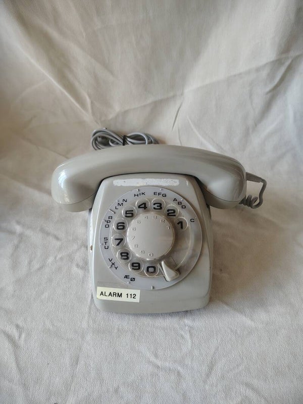 KIRK 73D draaischijf telefoon grijs