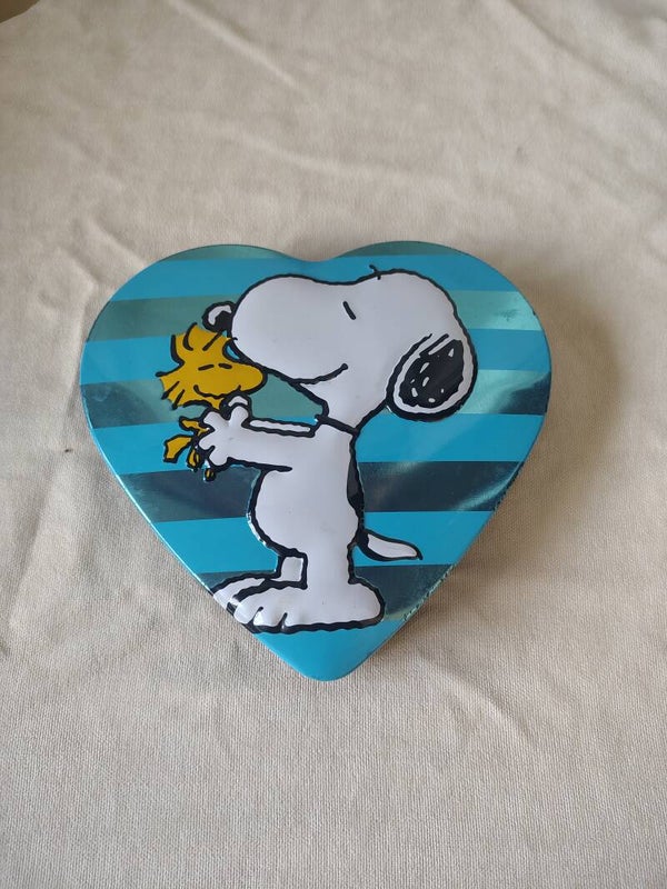 Snoopy Hartvormig Blik – Peanuts / Woodstock blauw