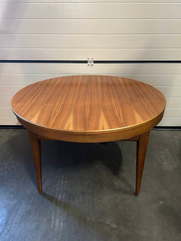 Vintage ronde eettafel - verlengbaar ( mid century design )