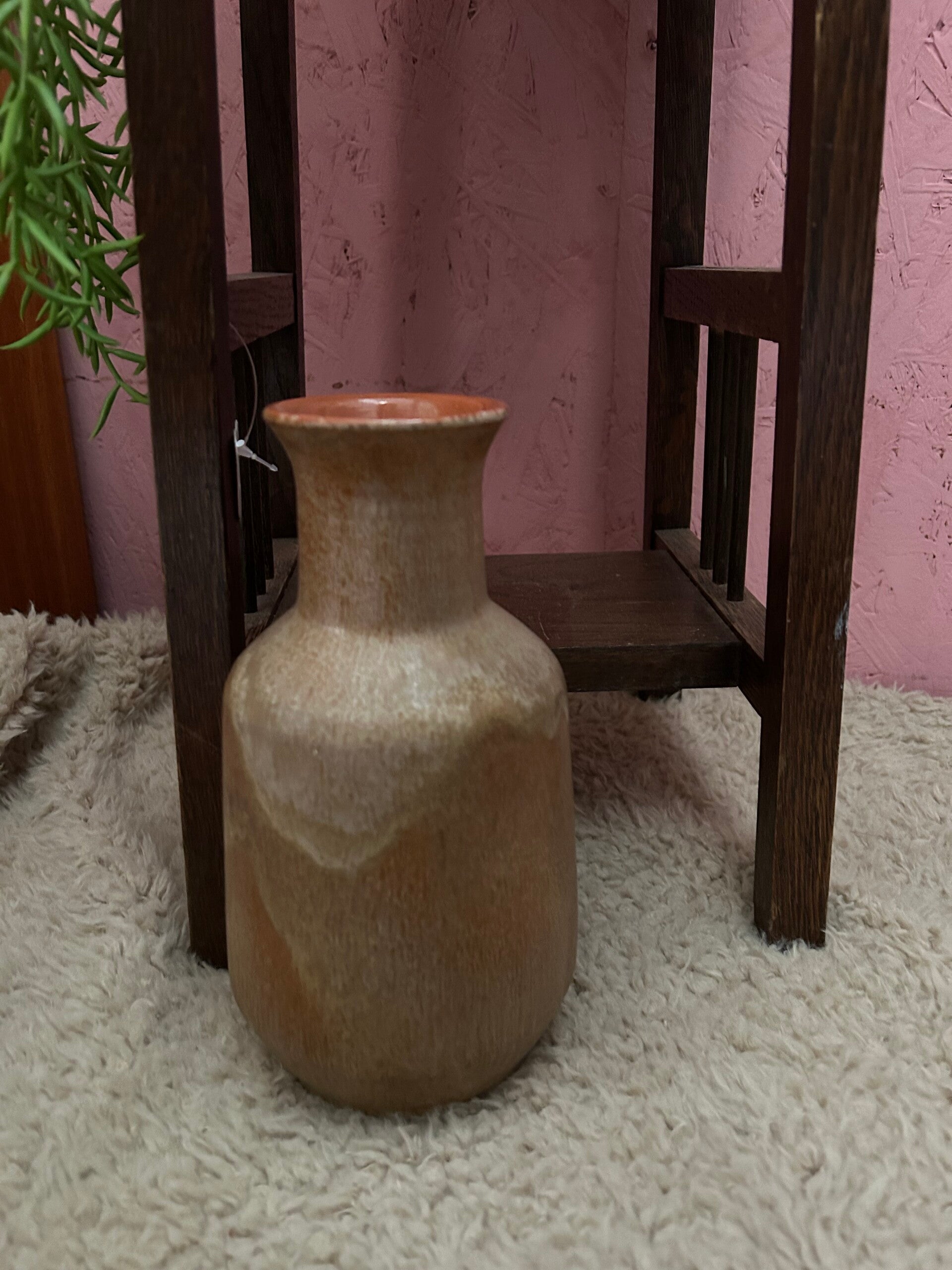 Gunda Leek vaas bruin