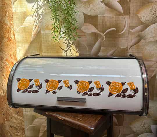 Brabantia broodbak schuifdeksel bloemen