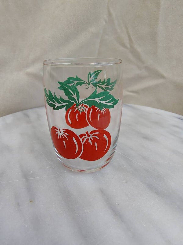 Vintage tomaten glas jaren 70